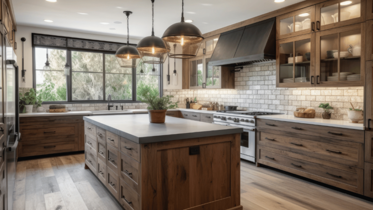 Modern Kitchen Designs That Highlight Natural Wood Cabinets
